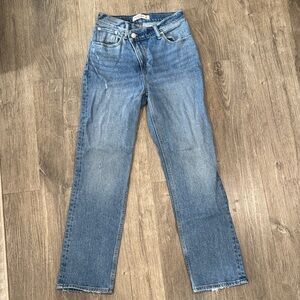 Abercrombie & Fitch Women's High Rise Jeans - Blue